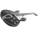 HAGSTROM Electric Guitar, Super Viking, Black Gloss