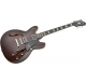 HAGSTROM Electric Guitar, Super Viking, Transparent Brown