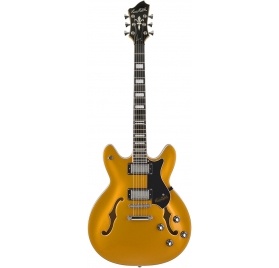 HAGSTROM Electric Guitar, Viking, Gold Metallic