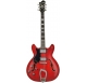 HAGSTROM Electric Guitar, Viking, Transparent Cherry, Left-hand