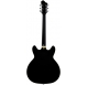 HAGSTROM Electric Guitar, Viking, Black, Left-hand