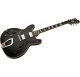 HAGSTROM Electric Guitar, Viking, Black, Left-hand