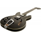 HAGSTROM Electric Guitar, Viking, Black, Left-hand