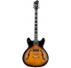 HAGSTROM Electric Guitar, Viking Baritone DLX, Tobacco Sunburst