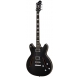 HAGSTROM E-gitár, Viking Baritone DLX, Black Gloss