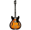 HAGSTROM Electric Guitar, Viking, Tobacco Burst