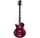 HAGSTROM Bass Guitar, Swede, Wild Cherry Transparent, Left-hand