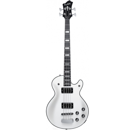 HAGSTROM Bass Guitar, Swede, White Gloss