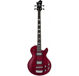 HAGSTROM Bass Guitar, Swede, Wild Cherry Transparent