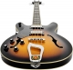 HAGSTROM Bass Guitar, Viking, Tobacco Sunburst, Left-hand