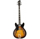 HAGSTROM Bass Guitar, Viking, Tobacco Sunburst, Left-hand