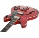 HAGSTROM Bass Guitar, Viking, Wild Cherry Transparent