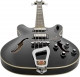 HAGSTROM Bass Guitar, Viking, Black Gloss