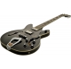 HAGSTROM Bass Guitar, Viking, Black Gloss