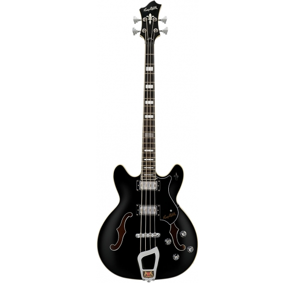 HAGSTROM basszusgitár, Viking, Black Gloss