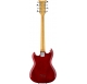 HAGSTROM basszusgitár, H8II, Wild Cherry Transparent, 8-húros