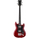 HAGSTROM Bass Guitar, H8II, Wild Cherry Transparent, 8-string