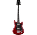 HAGSTROM Bass Guitar, H8II, Wild Cherry Transparent, 8-string