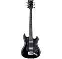 HAGSTROM Bass Guitar, H8II, Black Gloss, 8-string