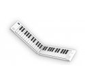 Carry-On folding piano, 49 keys - white