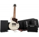 BLACKSTAR Electric Guitar, Carry-On, Standard Travel Pack amPlug, White