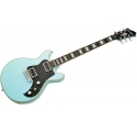 HAGSTROM Electric Guitar, Megin, Aged Sky Blue