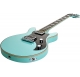 HAGSTROM Electric Guitar, Megin, Aged Sky Blue