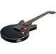 HAGSTROM Electric Guitar, Megin, Black Gloss