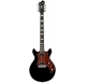 HAGSTROM Electric Guitar, Megin, Black Gloss