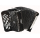 Delicia SONOREX 96, lightweigt button accordion for student/orchestra, 3 chorus