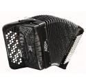 Delicia SONOREX 96, lightweigt button accordion for compact/orchestra, 3 chorus