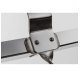 RKB steel music stand 135cm - nickel plated