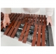 Bergerault XSR4 Honduras Rosewood Symphonic IV Combo Xylophone - 4 octave